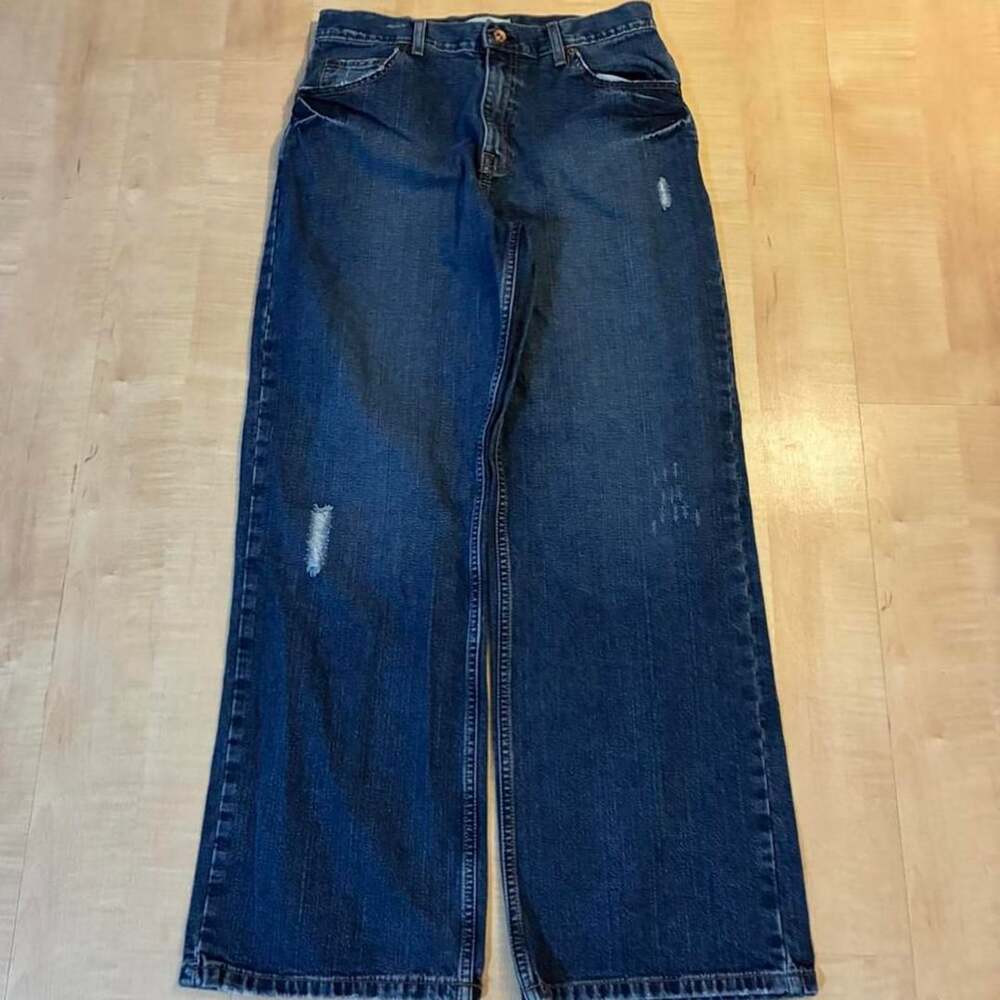 Vintage Arizona Jean Company Boot Cut Distressed Jeans